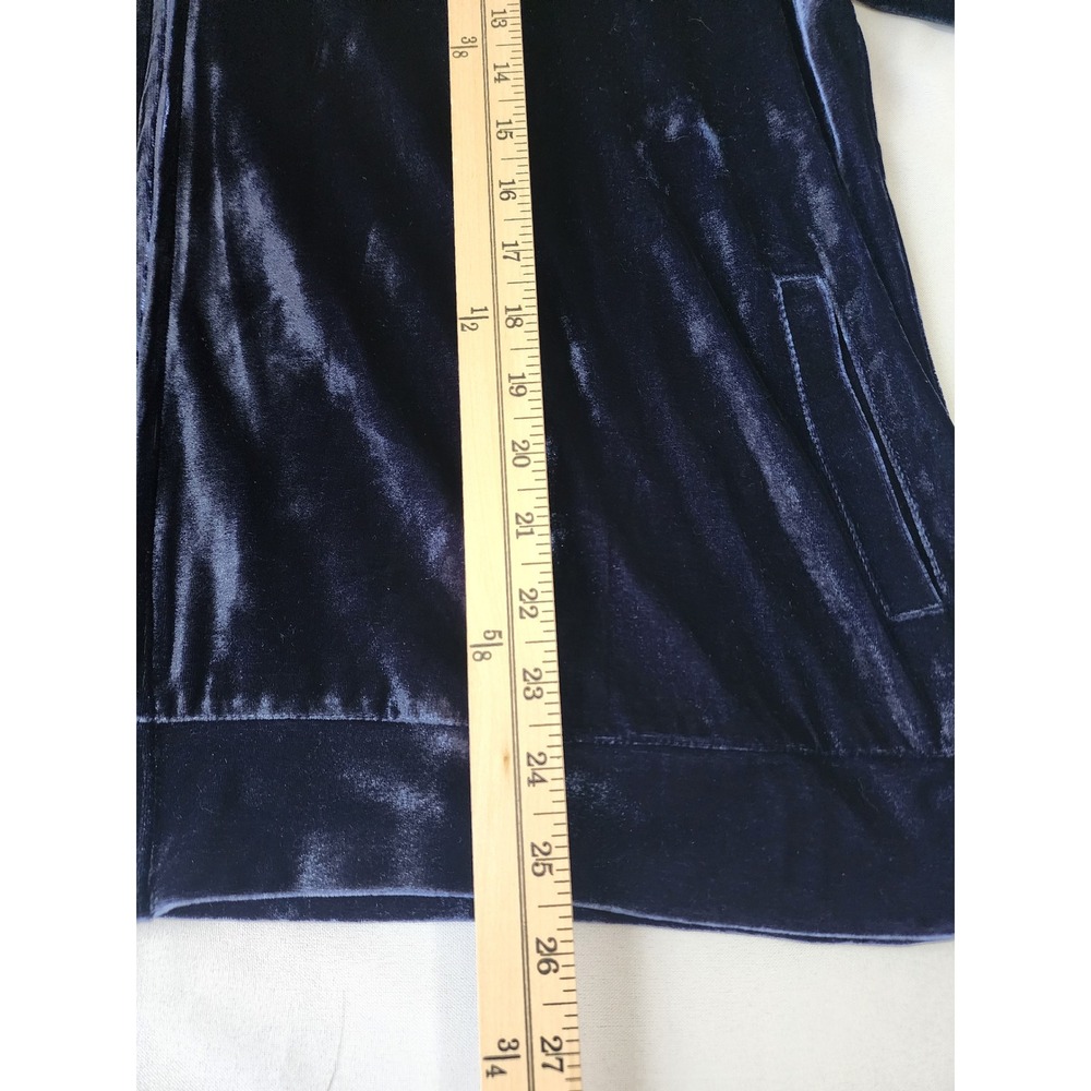 Serena Williams Signature Statement Navy Velour Tracksuit Set Hoodie Pants 1X - Picture 4 of 16